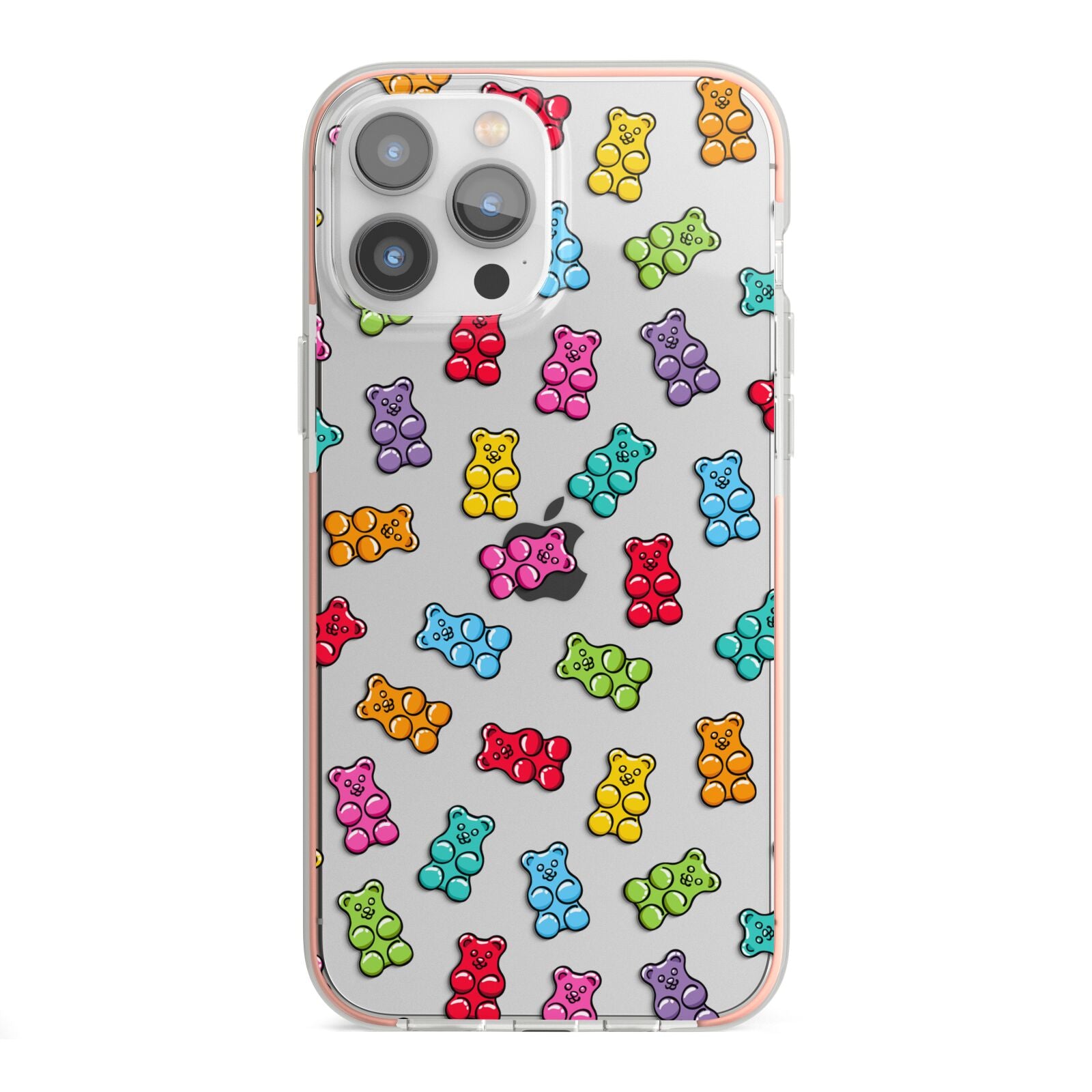 Gummy Bear iPhone 13 Pro Max TPU Impact Case with Pink Edges