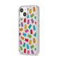 Gummy Bear iPhone 14 Glitter Tough Case Starlight Angled Image