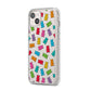 Gummy Bear iPhone 14 Plus Clear Tough Case Starlight Angled Image