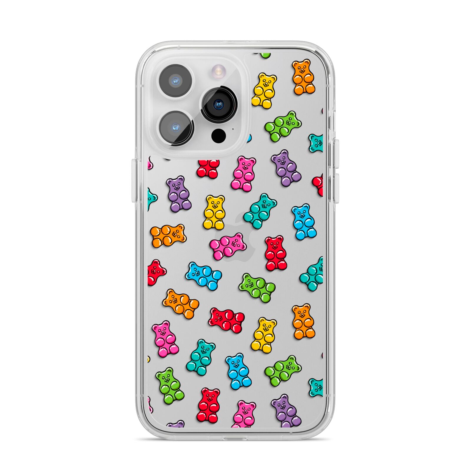 Gummy Bear iPhone 14 Pro Max Clear Tough Case Silver