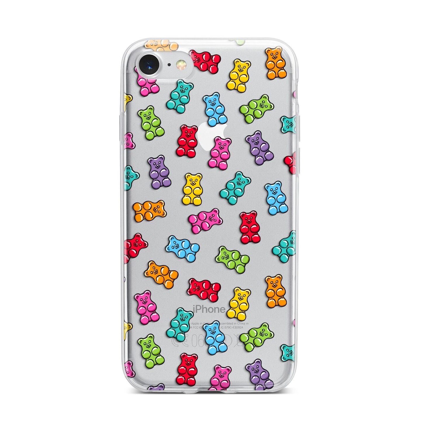 Gummy Bear iPhone 7 Bumper Case on Silver iPhone