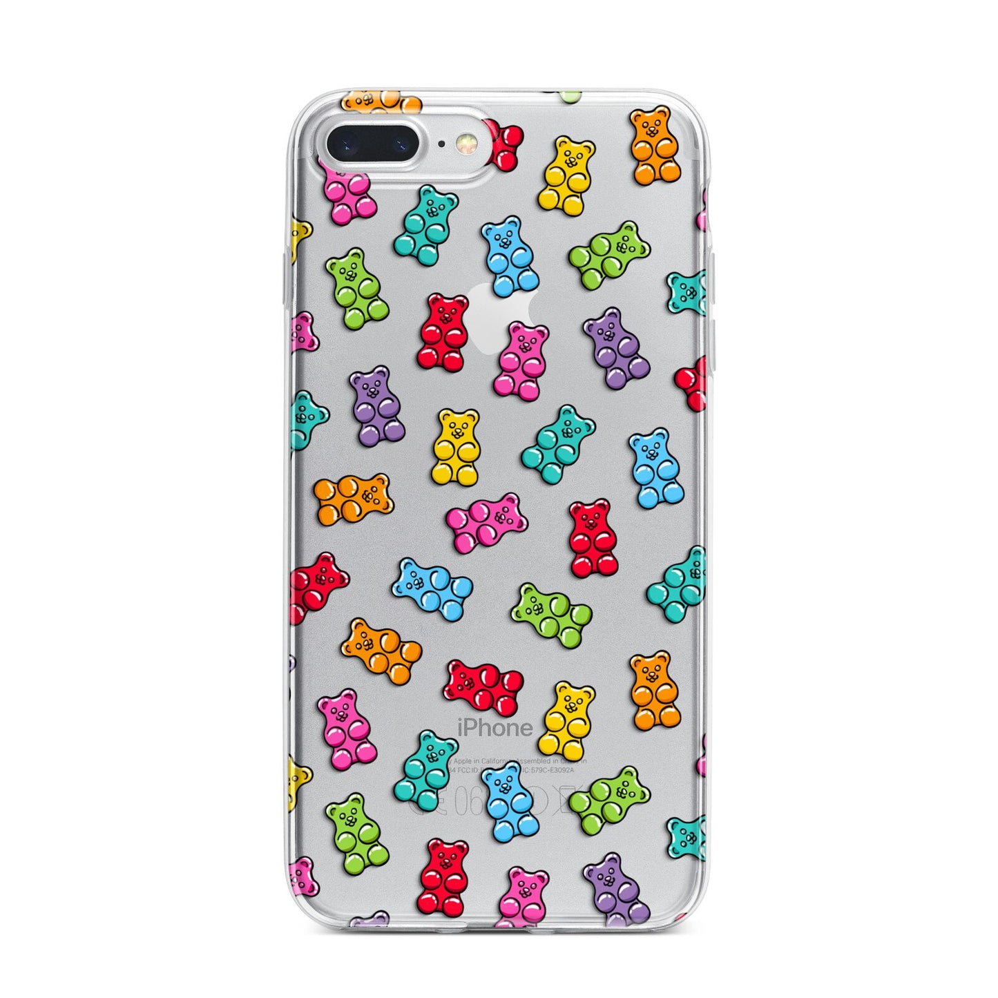 Gummy Bear iPhone 7 Plus Bumper Case on Silver iPhone