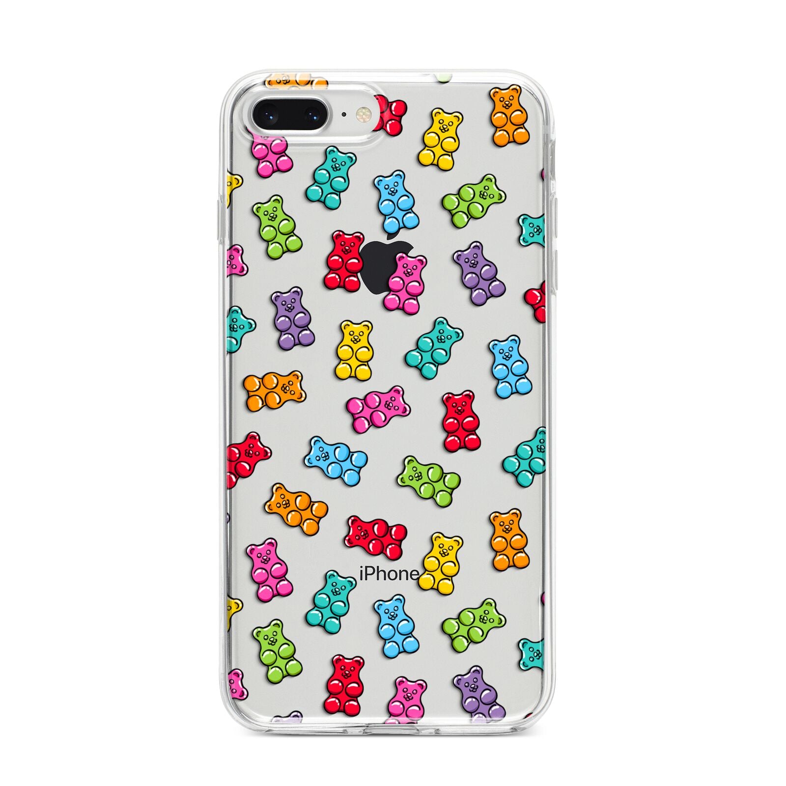 Gummy Bear iPhone 8 Plus Bumper Case on Silver iPhone