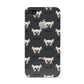 Hairless Chinese Crested Icon with Name Apple iPhone 4s Case