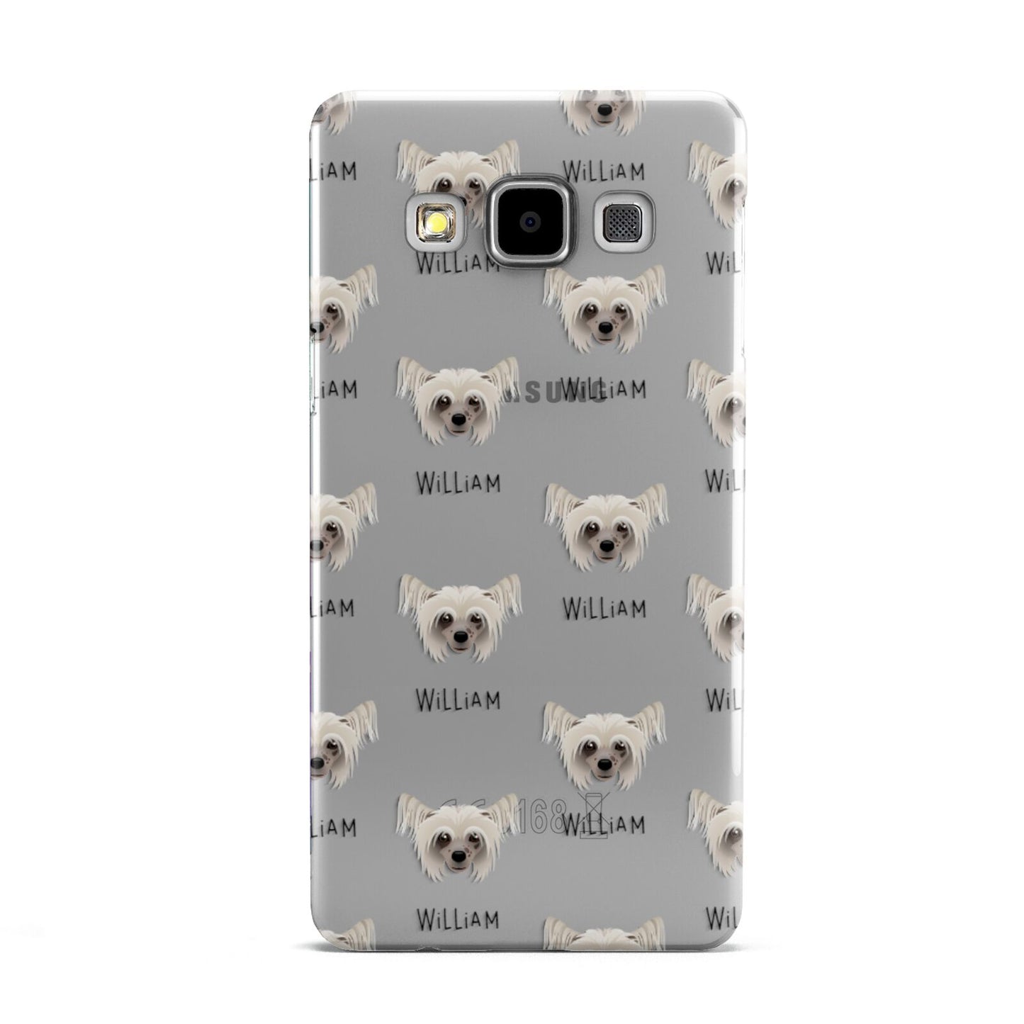 Hairless Chinese Crested Icon with Name Samsung Galaxy A5 Case