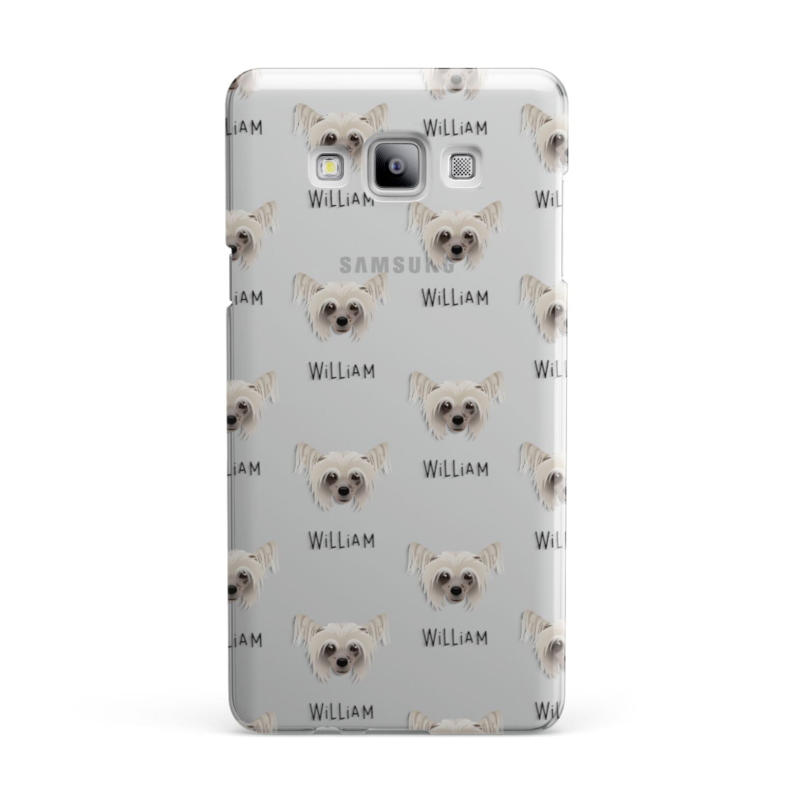 Hairless Chinese Crested Icon with Name Samsung Galaxy A7 2015 Case