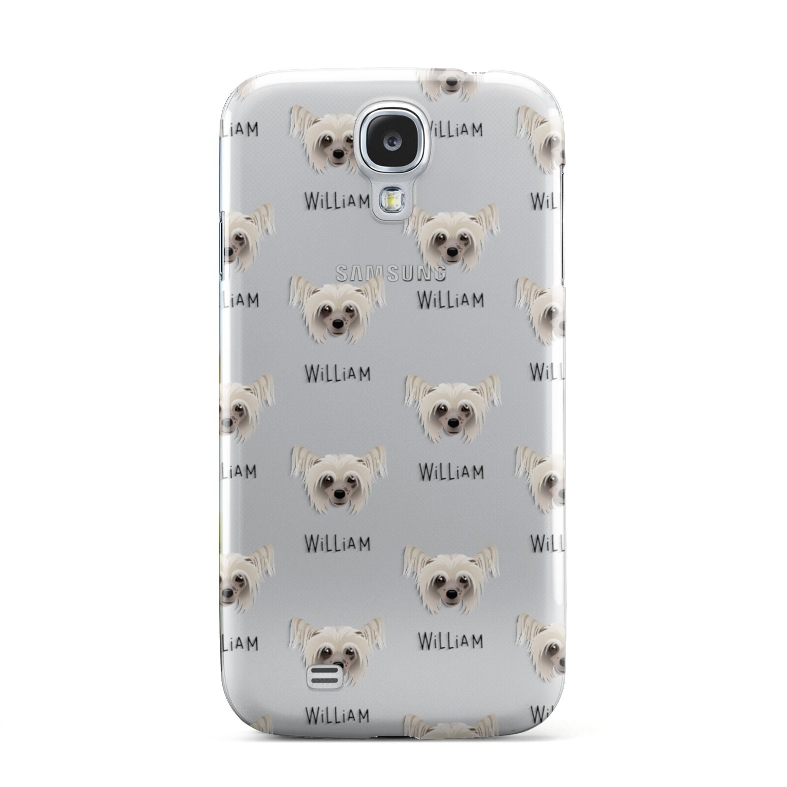 Hairless Chinese Crested Icon with Name Samsung Galaxy S4 Case