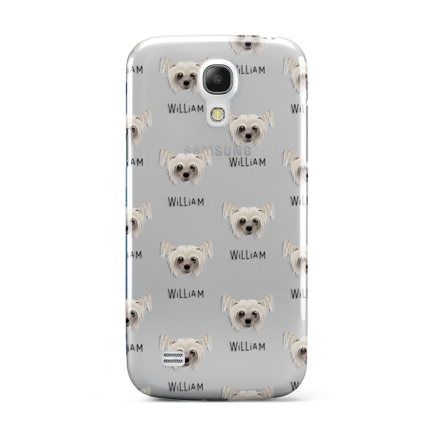 Hairless Chinese Crested Icon with Name Samsung Galaxy S4 Mini Case