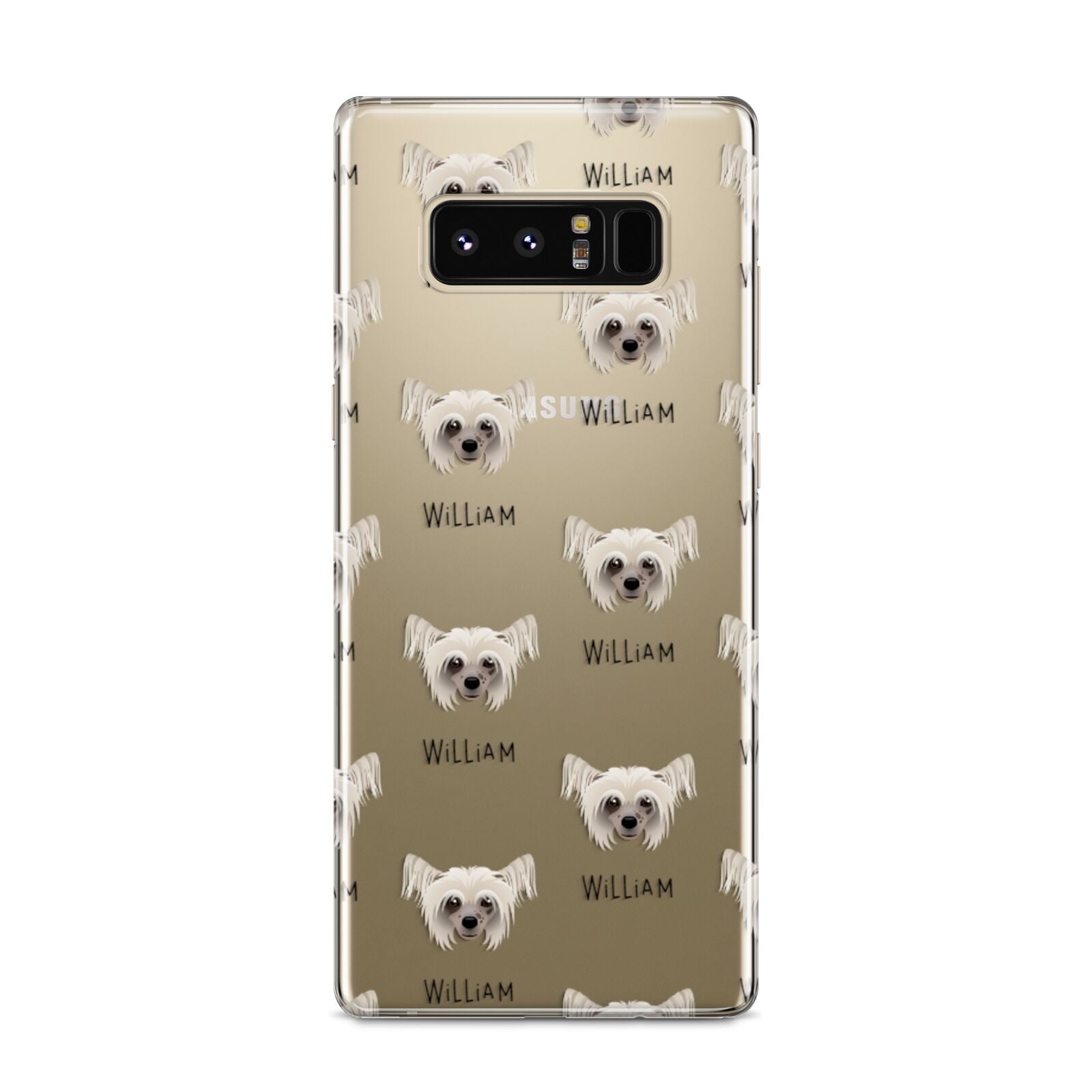 Hairless Chinese Crested Icon with Name Samsung Galaxy S8 Case