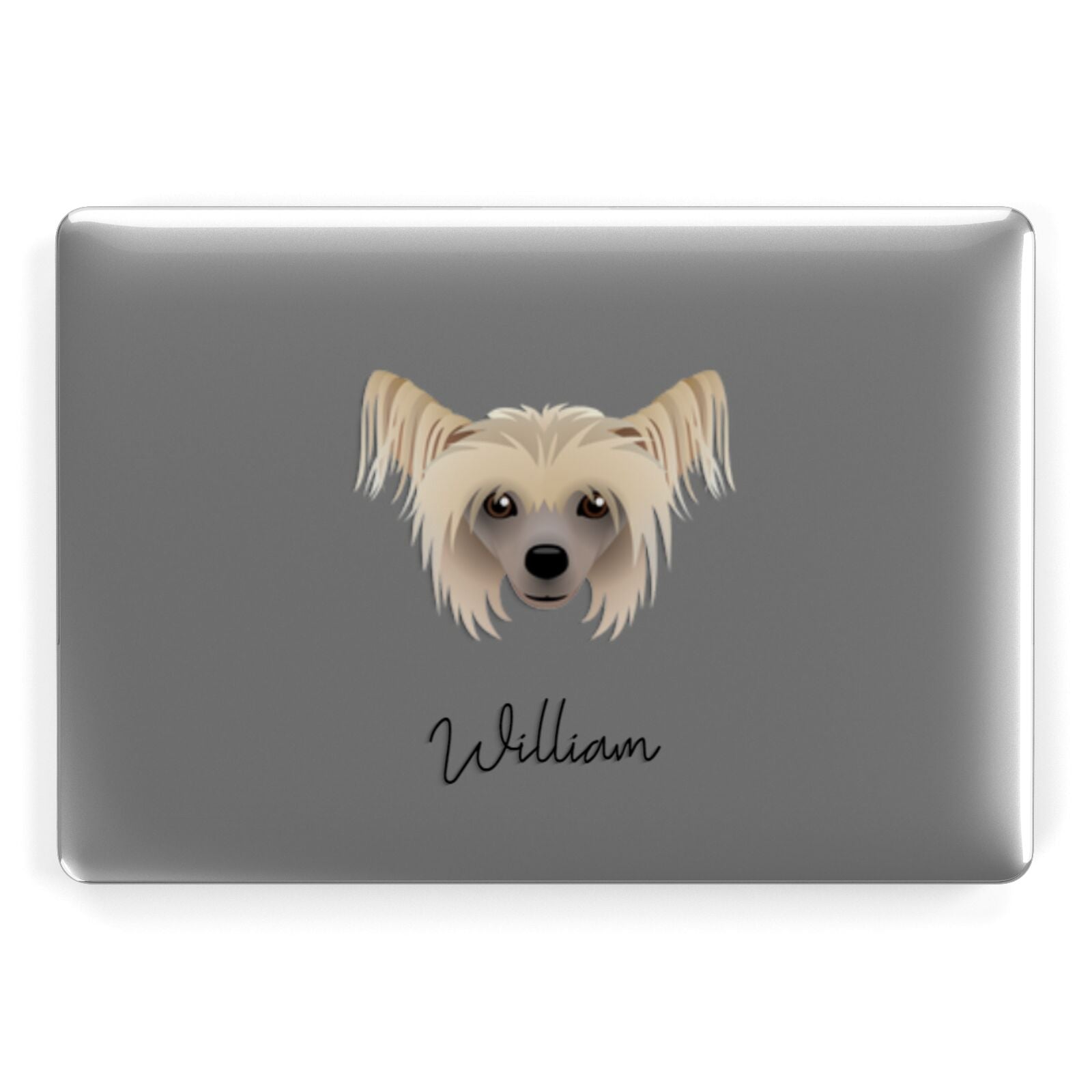 Hairless Chinese Crested Personalised Apple MacBook Case