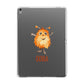 Hairy Halloween Monster Apple iPad Grey Case