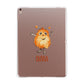 Hairy Halloween Monster Apple iPad Rose Gold Case