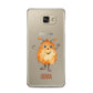Hairy Halloween Monster Samsung Galaxy A5 2016 Case on gold phone