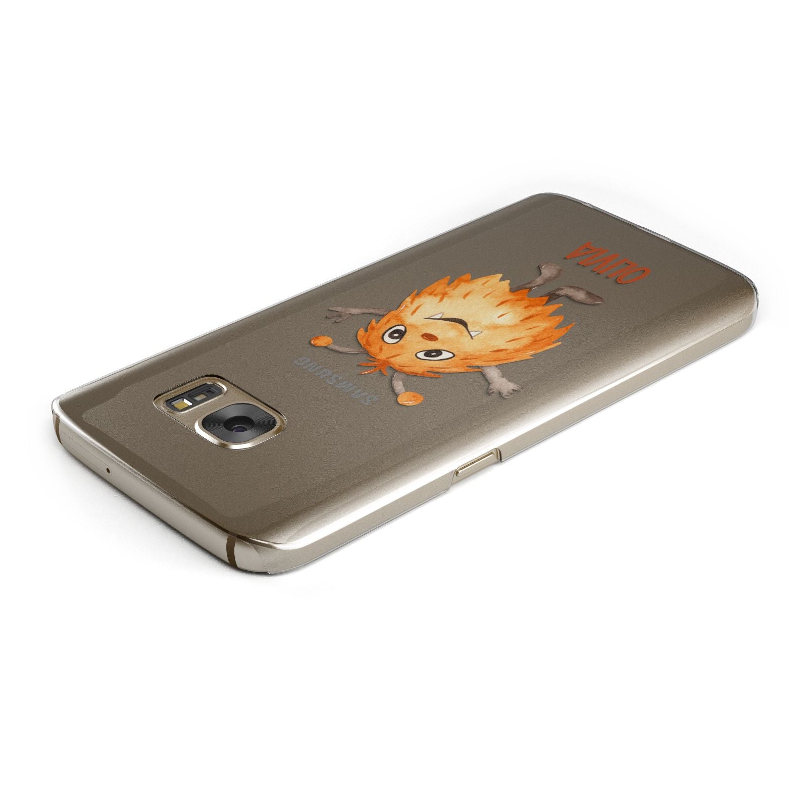 Hairy Halloween Monster Samsung Galaxy Case Top Cutout