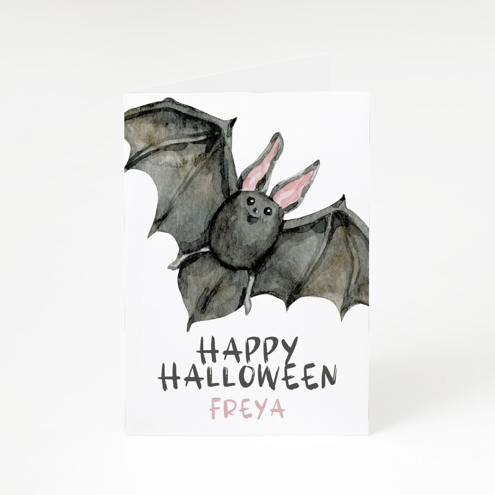 Halloween Bat A5 Greetings Card