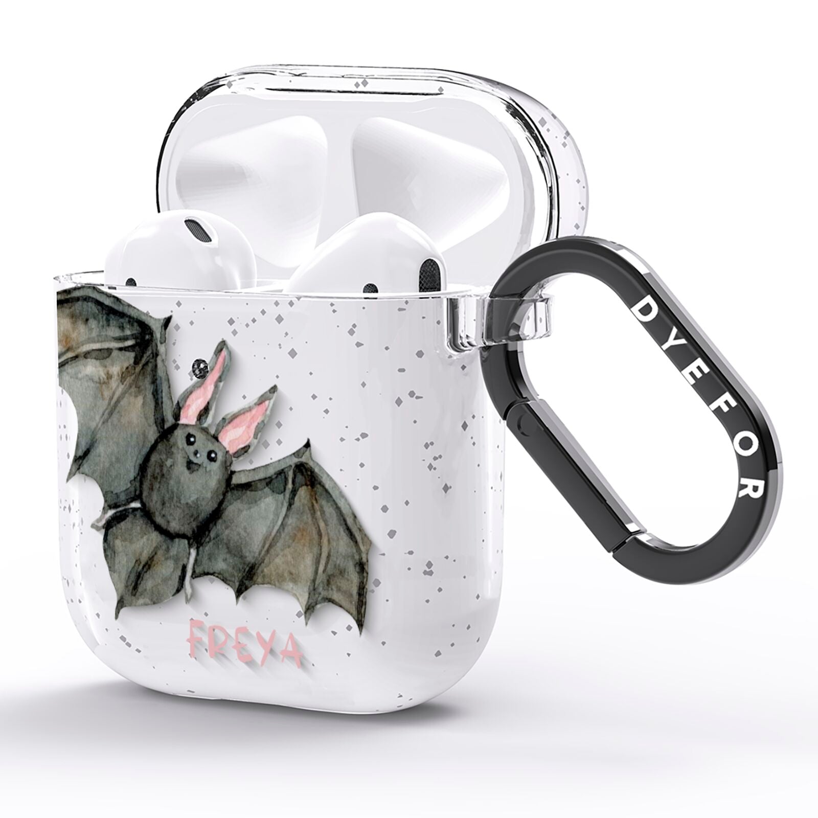 Halloween Bat AirPods Glitter Case Side Image