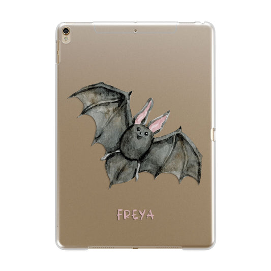 Halloween Bat Apple iPad Gold Case