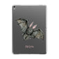 Halloween Bat Apple iPad Grey Case