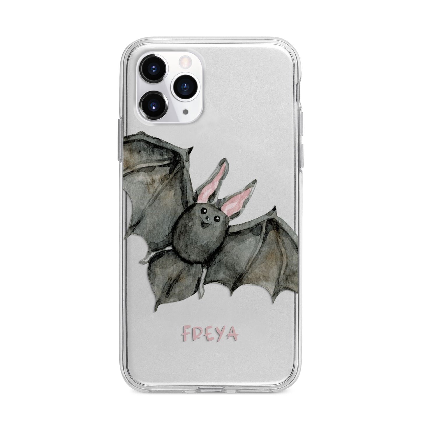 Halloween Bat Apple iPhone 11 Pro in Silver with Bumper Case