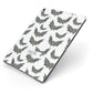 Halloween Bat Cloud Apple iPad Case on Grey iPad Side View