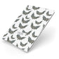 Halloween Bat Cloud Apple iPad Case on Silver iPad Side View