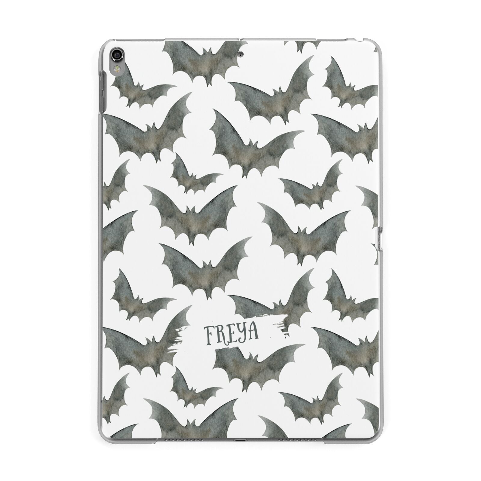 Halloween Bat Cloud Apple iPad Grey Case