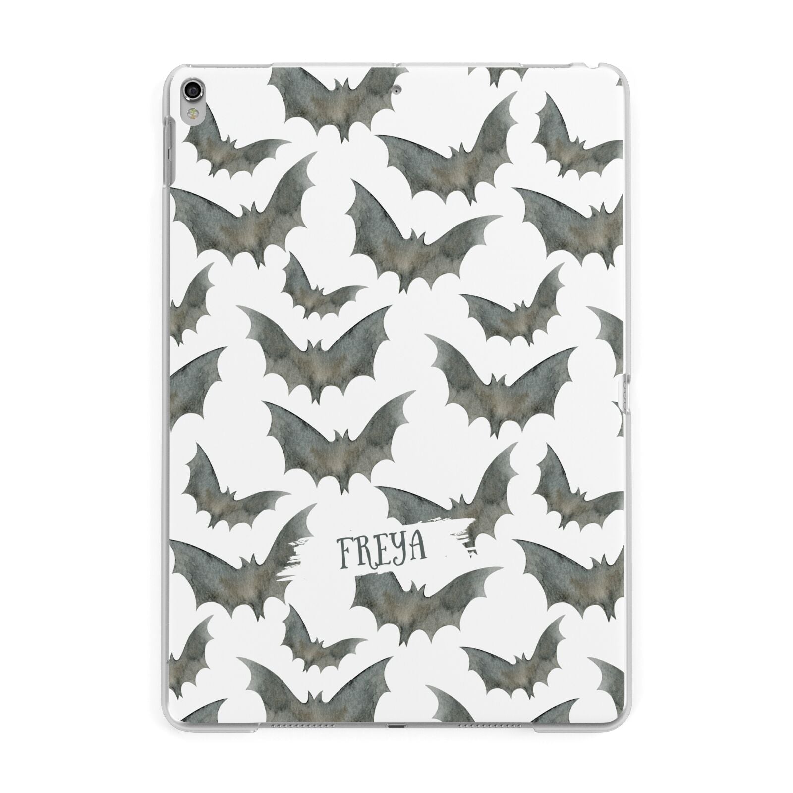Halloween Bat Cloud Apple iPad Silver Case