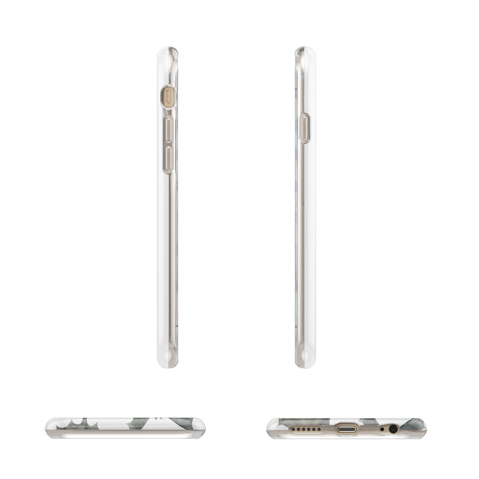 Halloween Bat Cloud Apple iPhone 6 3D Wrap Tough Case Alternative Image Angles