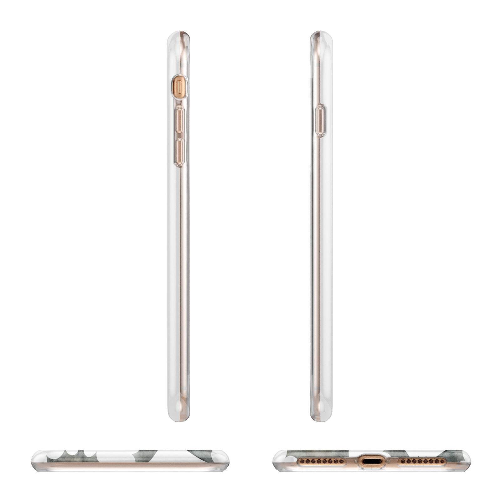 Halloween Bat Cloud Apple iPhone 7 8 Plus 3D Wrap Tough Case Alternative Image Angles