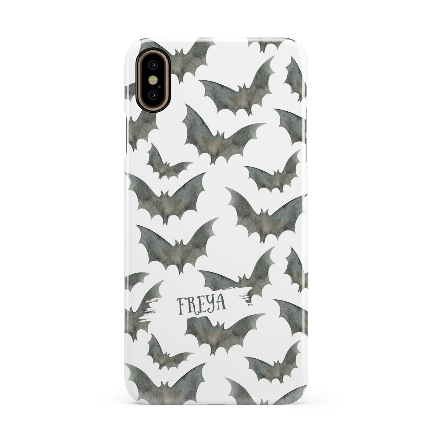 Halloween Bat Cloud Apple iPhone Xs Max 3D Snap Case