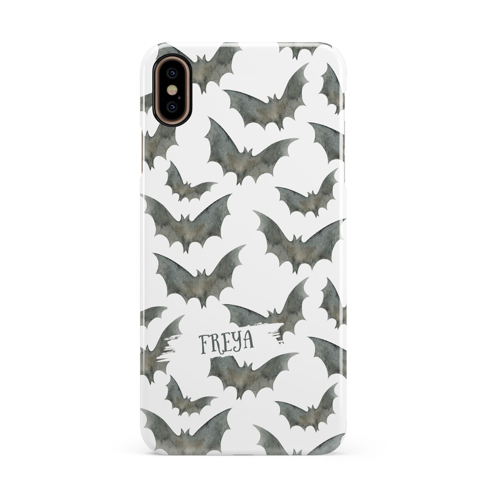 Halloween Bat Cloud Apple iPhone Xs Max 3D Snap Case