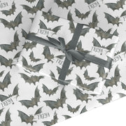 Halloween Bat Cloud Custom Wrapping Paper