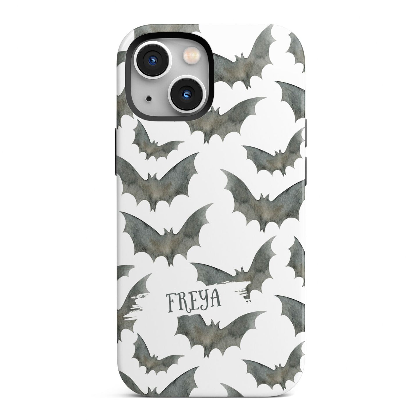 Halloween Bat Cloud iPhone 13 Mini Full Wrap 3D Tough Case