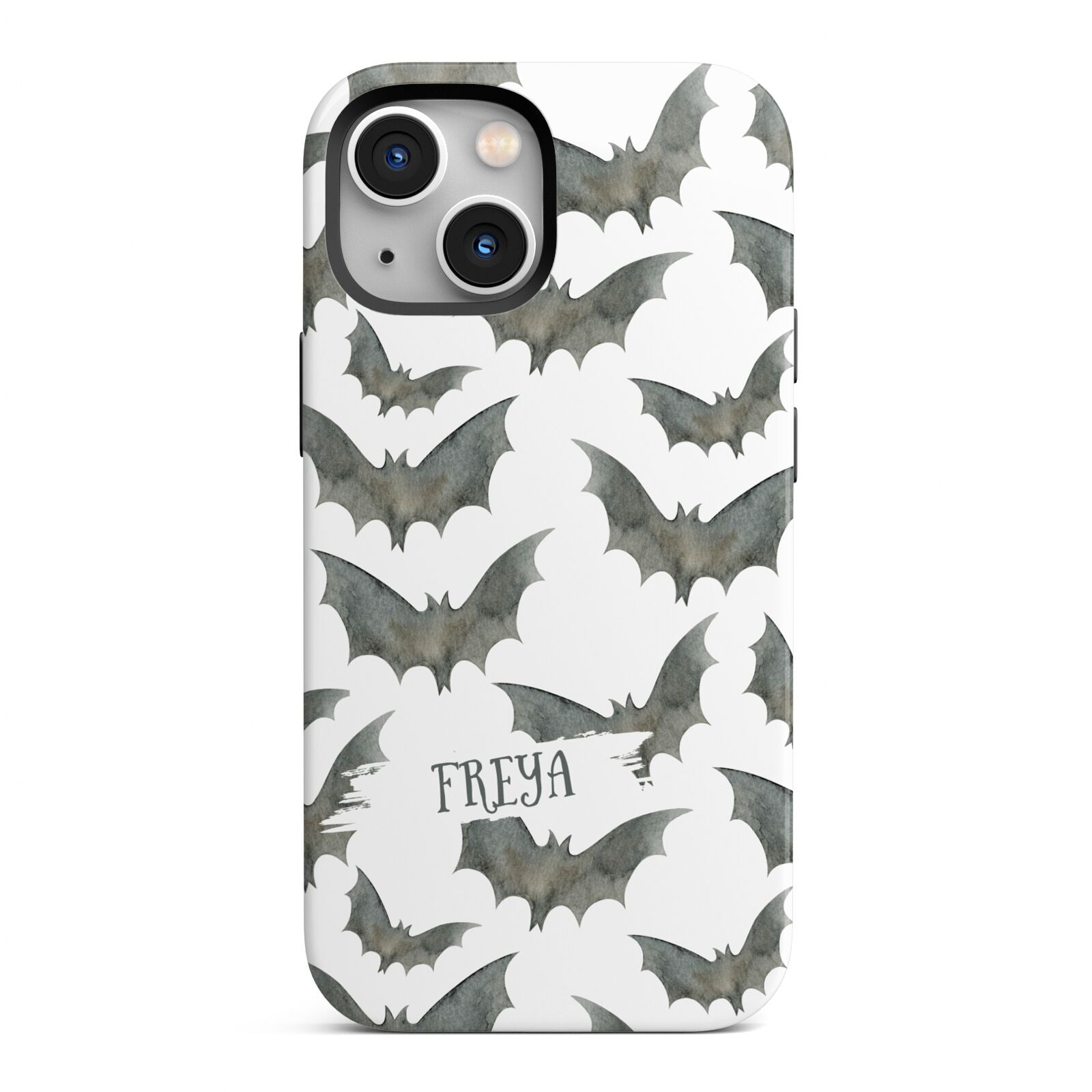 Halloween Bat Cloud iPhone 13 Mini Full Wrap 3D Tough Case