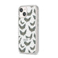Halloween Bat Cloud iPhone 14 Clear Tough Case Starlight Angled Image