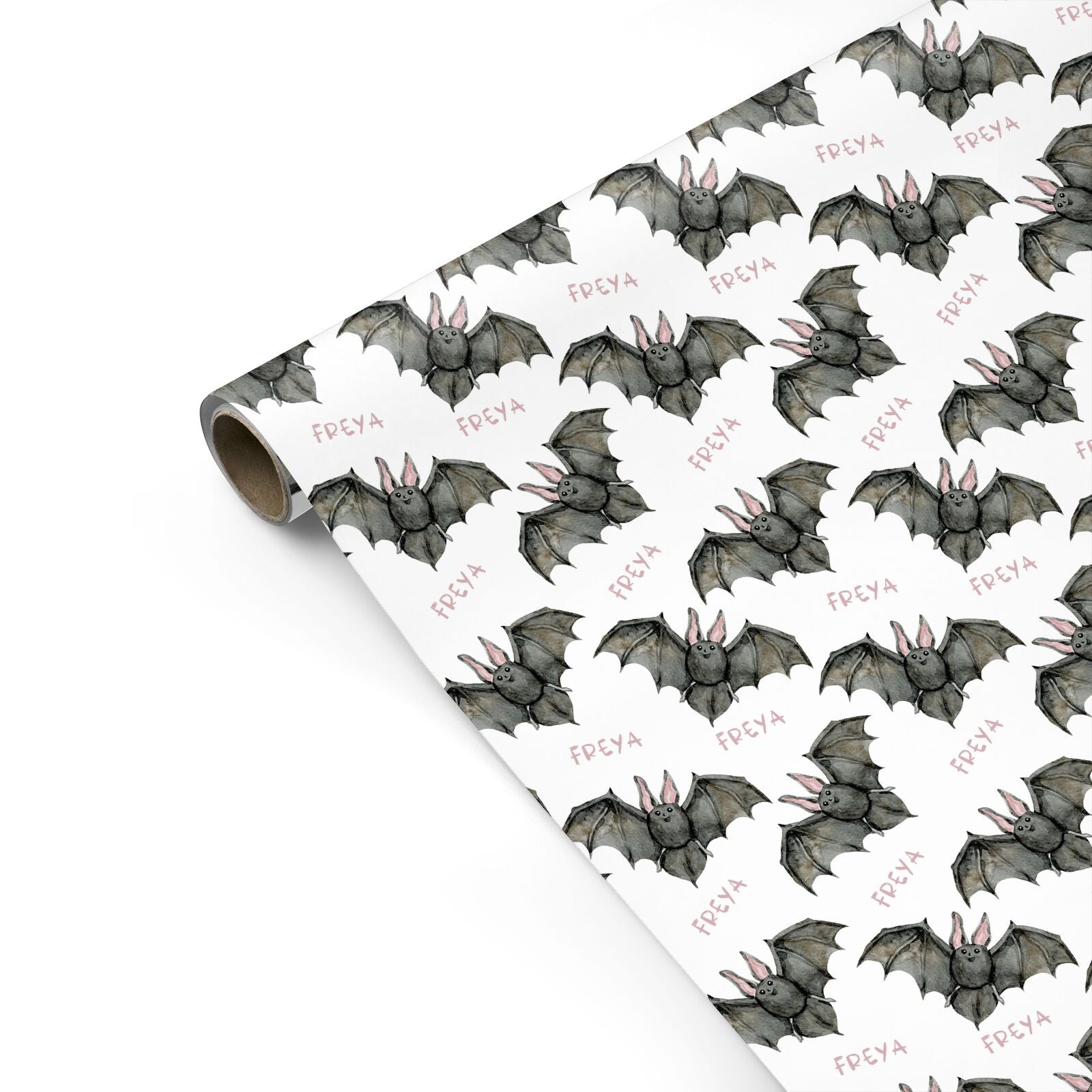 Halloween Bat Personalised Gift Wrap