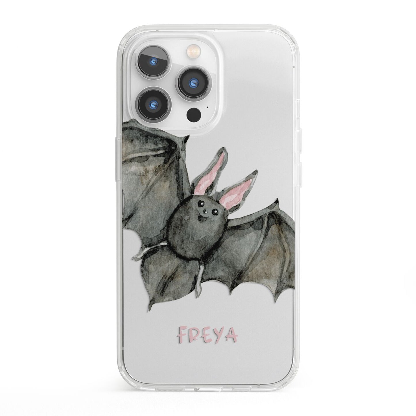Halloween Bat iPhone 13 Pro Clear Bumper Case