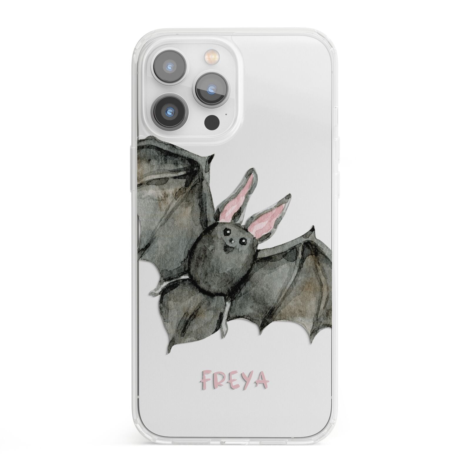 Halloween Bat iPhone 13 Pro Max Clear Bumper Case