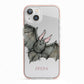 Halloween Bat iPhone 13 TPU Impact Case with Pink Edges