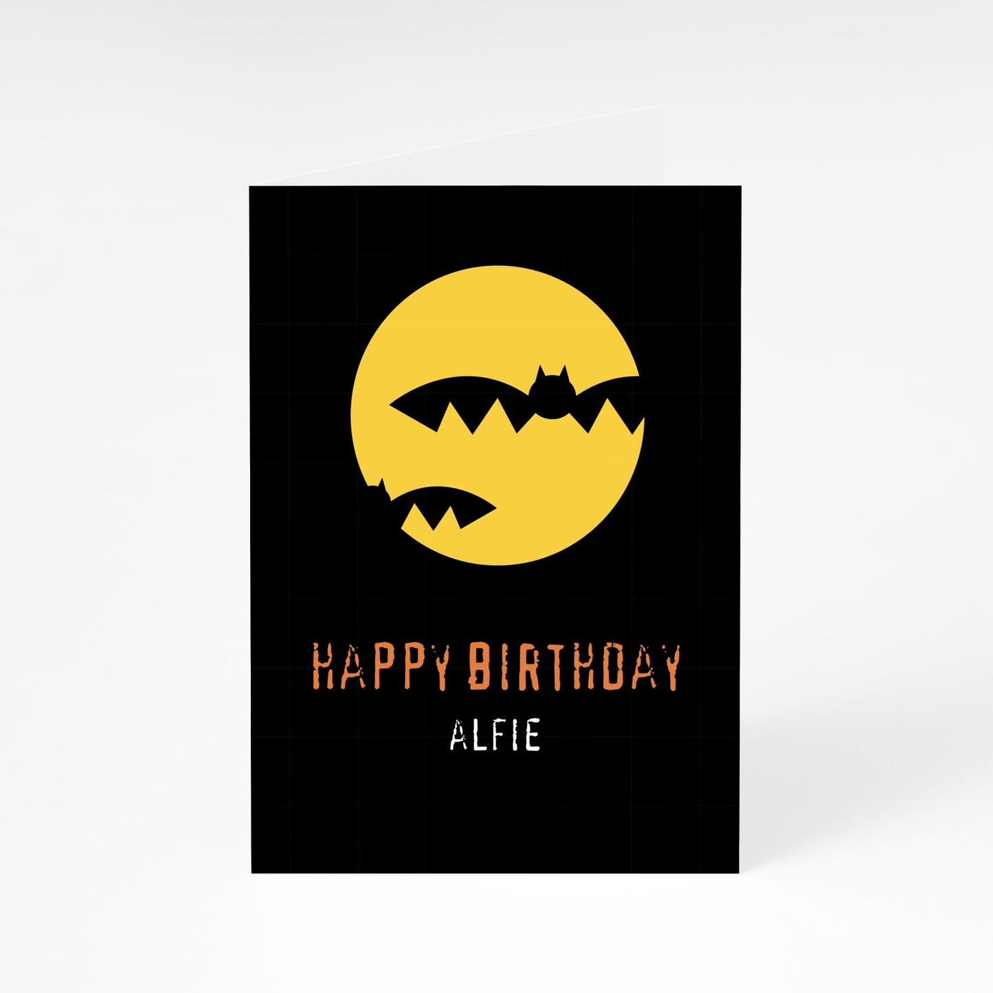 Halloween Birthday Personalised A5 Greetings Card