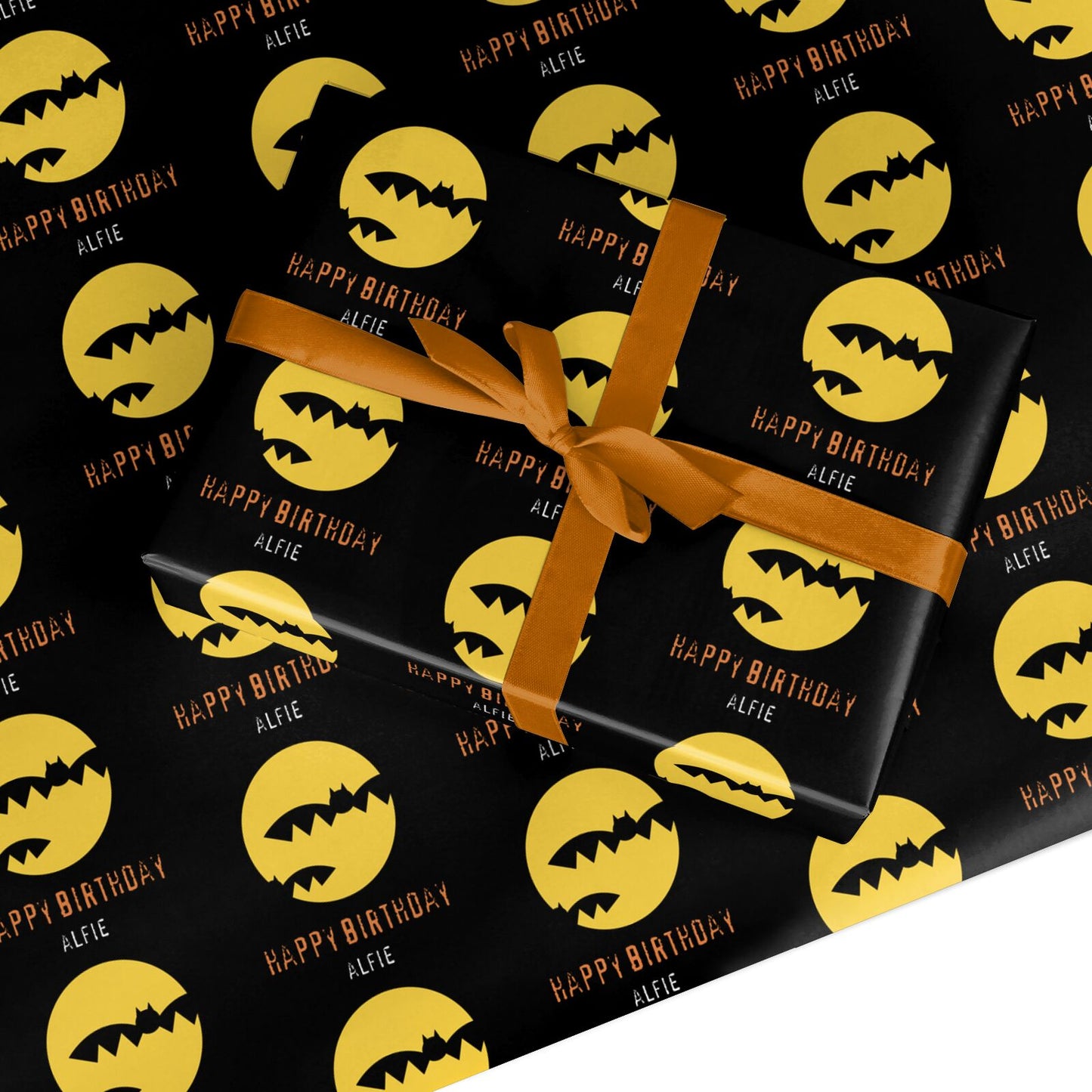 Halloween Birthday Personalised Custom Wrapping Paper