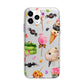 Halloween Cakes and Candy Apple iPhone 11 Pro Max in Silver with Bumper Case