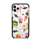 Halloween Cakes and Candy Apple iPhone 11 Pro in Silver with Black Impact Case