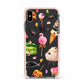 Halloween Cakes and Candy Apple iPhone Xs Max Impact Case Pink Edge on Black Phone