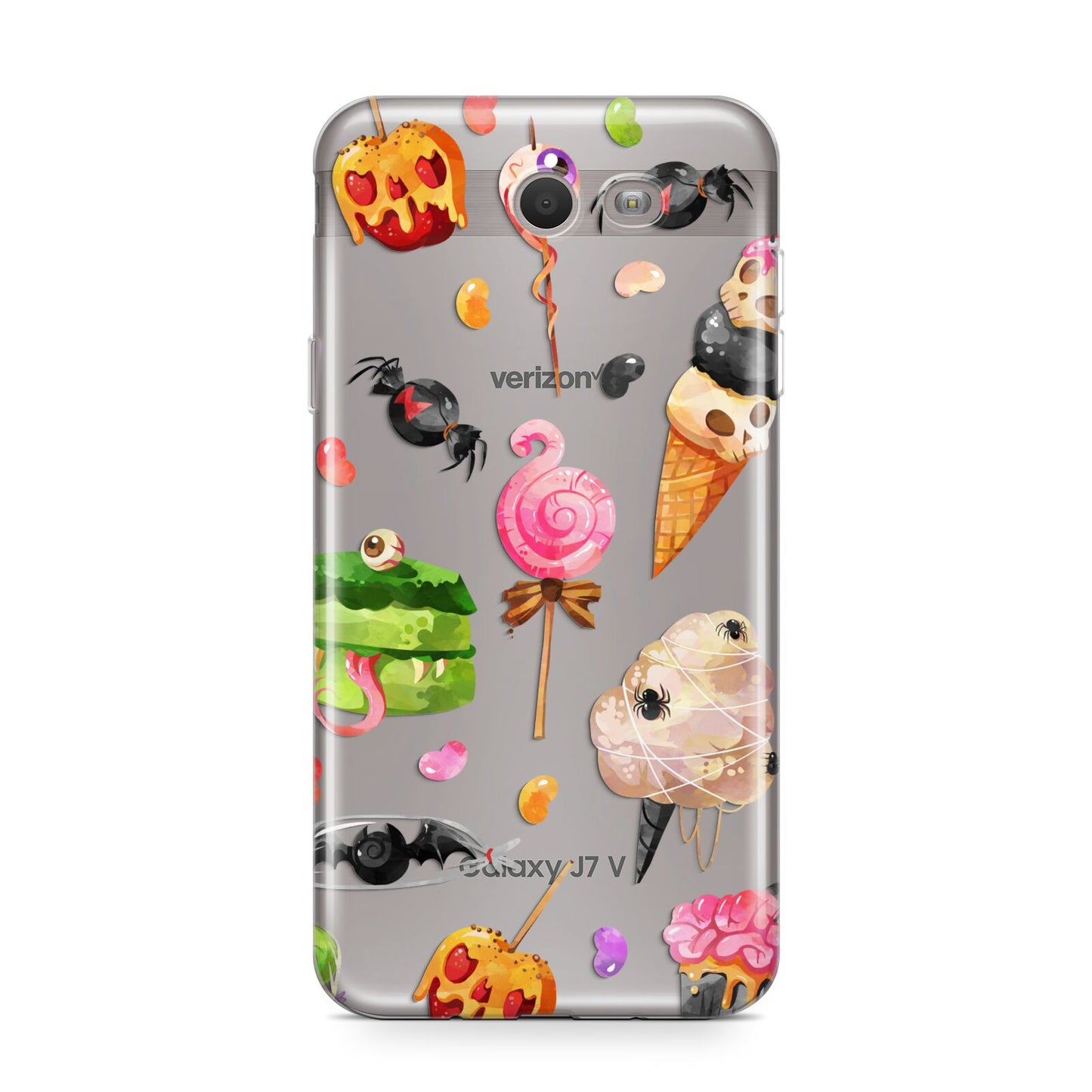 Halloween Cakes and Candy Samsung Galaxy J7 2017 Case