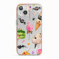 Halloween Cakes and Candy iPhone 13 TPU Impact Case with Pink Edges