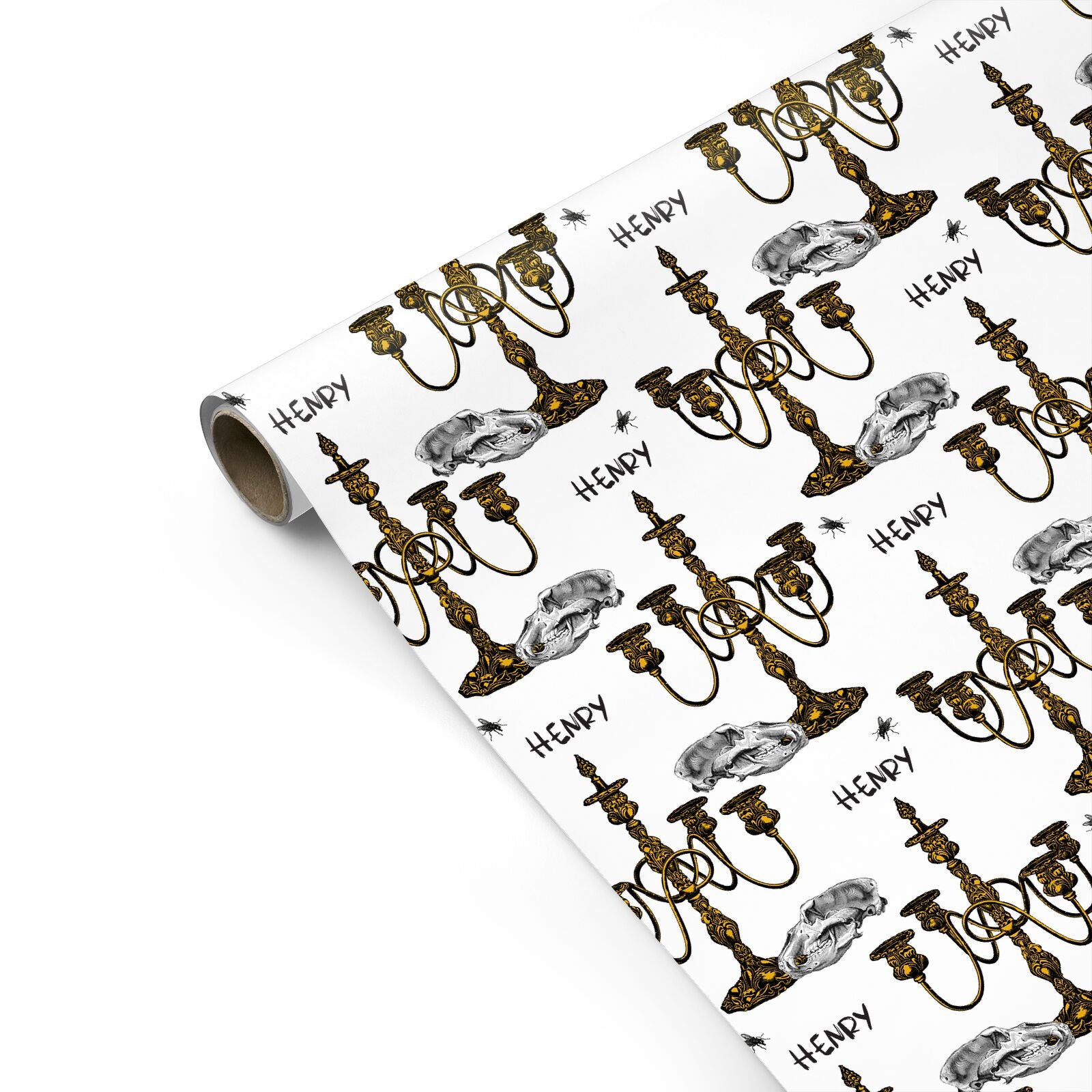 Halloween Candelabra Custom Personalised Gift Wrap