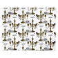 Halloween Candelabra Custom Personalised Wrapping Paper Alternative
