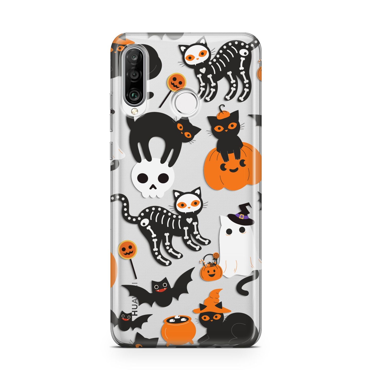 Halloween Cats Huawei P30 Lite Phone Case