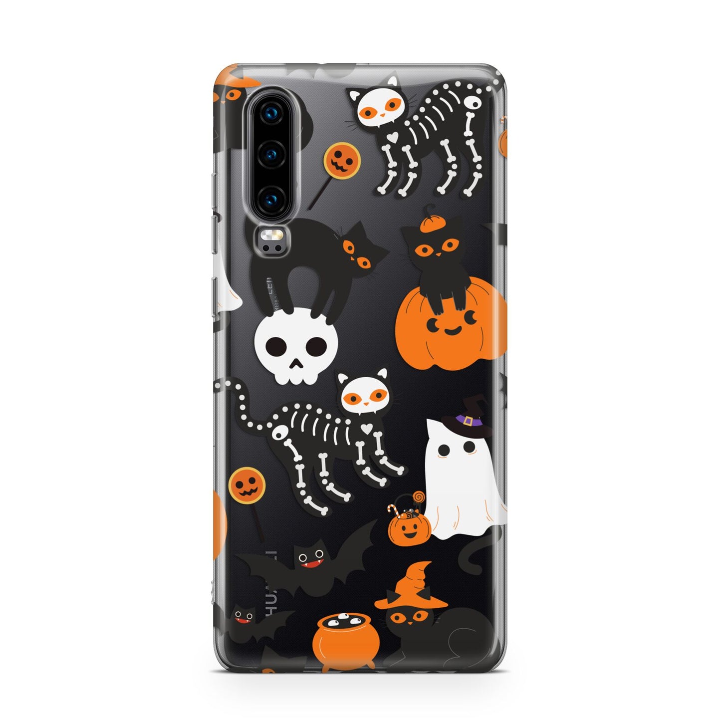 Halloween Cats Huawei P30 Phone Case